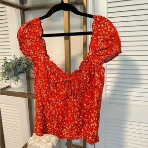 Reformation red top. Never worn